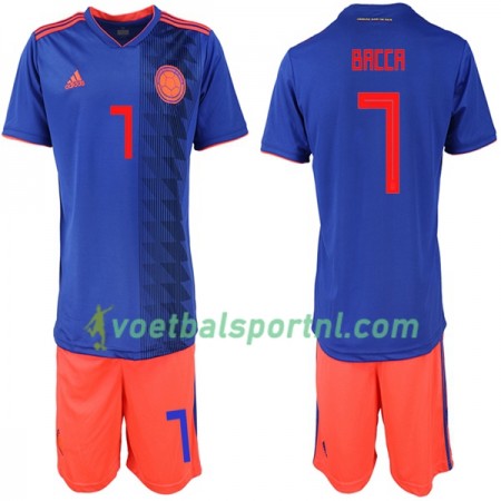 Colombia Bacca 7 Kind Uit Tenue WK voetbal 2018